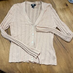 PAIGE Women's Beige Cardigan Large